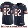 Navy Home John Owens Jersey Chicago Bears #82