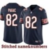 Navy Home Fred Pagac Jersey Chicago Bears #82