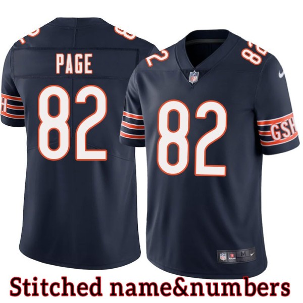 Navy Home Alan Page Jersey Chicago Bears #82