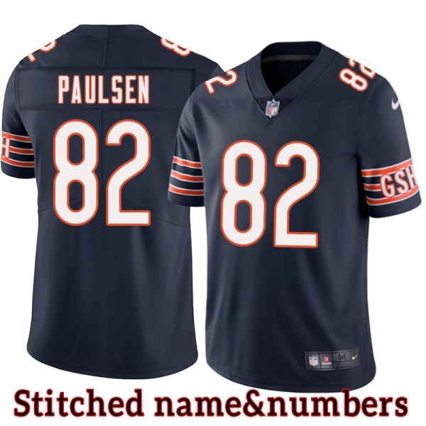 Navy Home Logan Paulsen Jersey Chicago Bears #82