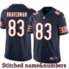 Navy Home Daniel Braverman Jersey Chicago Bears #83
