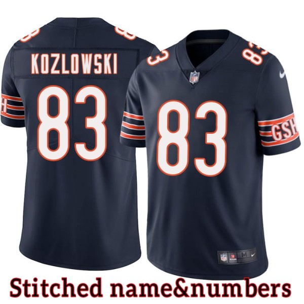 Navy Home Glen Kozlowski Jersey Chicago Bears #83