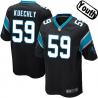 [NEW,Sewn-on]Luke Kuechly Youth Football Jersey - Carolina #59 KUECHLY Jersey (Black) For Youth/Kid