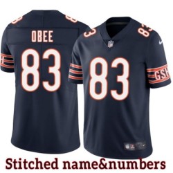 Navy Home Terry Obee Jersey Chicago Bears #83