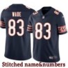 Navy Home Charlie Wade Jersey Chicago Bears #83