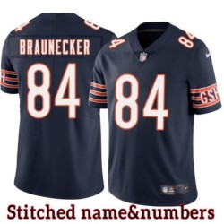 Navy Home Ben Braunecker Jersey Chicago Bears #84
