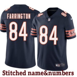 Navy Home Bo Farrington Jersey Chicago Bears #84