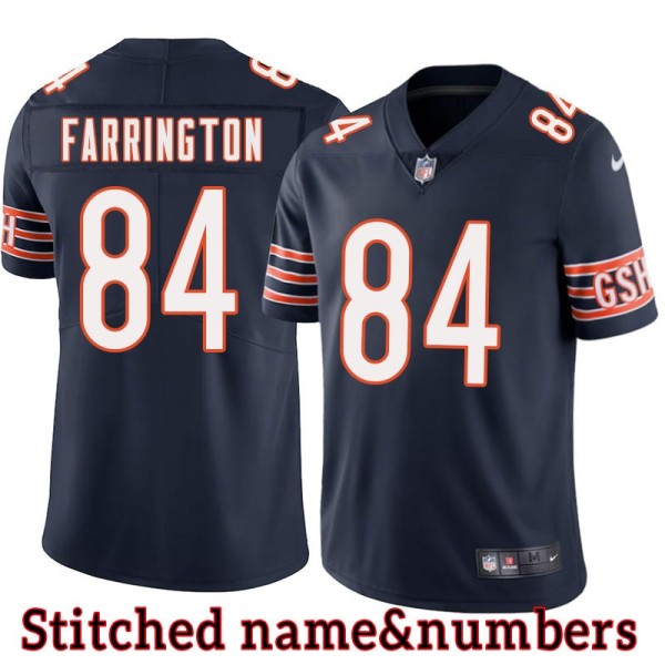 Navy Home Bo Farrington Jersey Chicago Bears #84