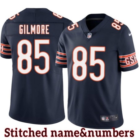 Navy Home John Gilmore Jersey Chicago Bears #85