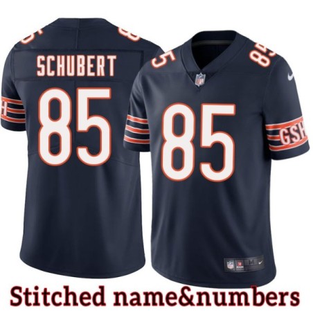 Navy Home Steve Schubert Jersey Chicago Bears #85