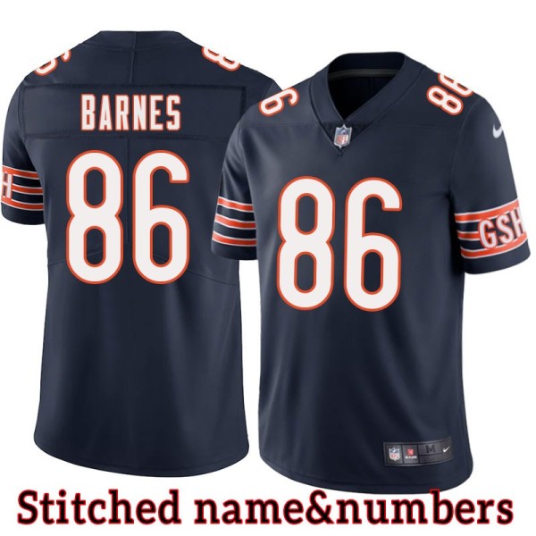 Navy Home Gary Barnes Jersey Chicago Bears #86