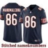 Navy Home Brandon Manumaleuna Jersey Chicago Bears #86