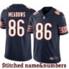 Navy Home Ed Meadows Jersey Chicago Bears #86