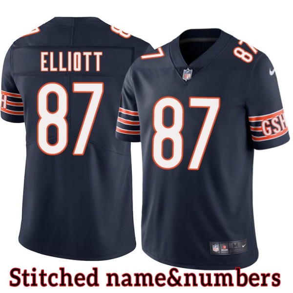 Navy Home Jamin Elliott Jersey Chicago Bears #87