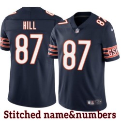 Navy Home Harlon Hill Jersey Chicago Bears #87