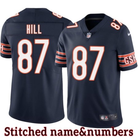 Navy Home Harlon Hill Jersey Chicago Bears #87