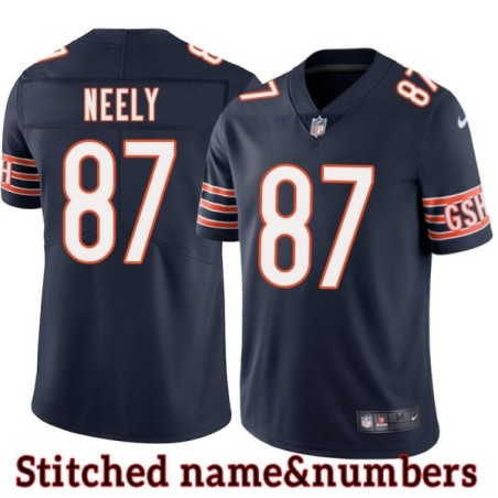 Navy Home Bobby Neely Jersey Chicago Bears #87