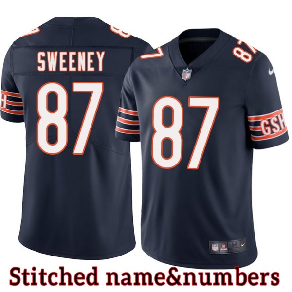 Navy Home Tommy Sweeney Jersey Chicago Bears #87