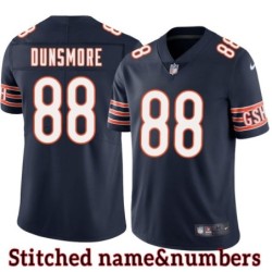 Navy Home Pat Dunsmore Jersey Chicago Bears #88
