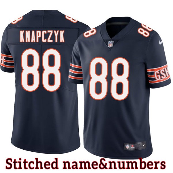 Navy Home Ken Knapczyk Jersey Chicago Bears #88