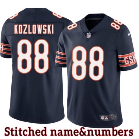 Navy Home Glen Kozlowski Jersey Chicago Bears #88