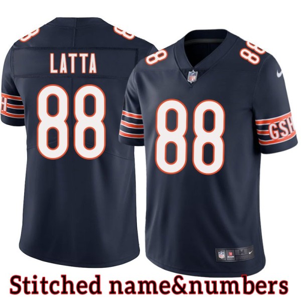 Navy Home Greg Latta Jersey Chicago Bears #88