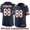 Navy Home Gene Schroeder Jersey Chicago Bears #88