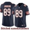 Navy Home Herbert Johnson Jersey Chicago Bears #89