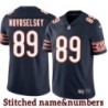 Navy Home Brent Novoselsky Jersey Chicago Bears #89