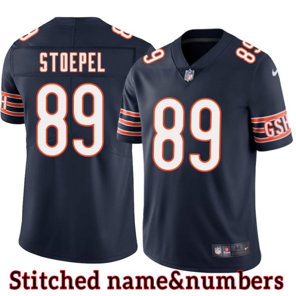 Navy Home Terry Stoepel Jersey Chicago Bears #89