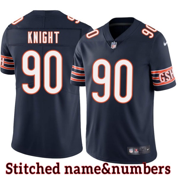 Navy Home Bryan Knight Jersey Chicago Bears #90