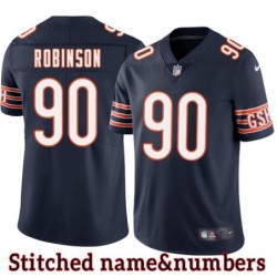 Navy Home Dominique Robinson Jersey Chicago Bears #90