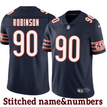 Navy Home Dominique Robinson Jersey Chicago Bears #90