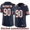 Navy Home Cornelius Washington Jersey Chicago Bears #90