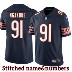 Navy Home Yannick Ngakoue Jersey Chicago Bears #91