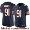 Navy Home Jay Norvell Jersey Chicago Bears #91