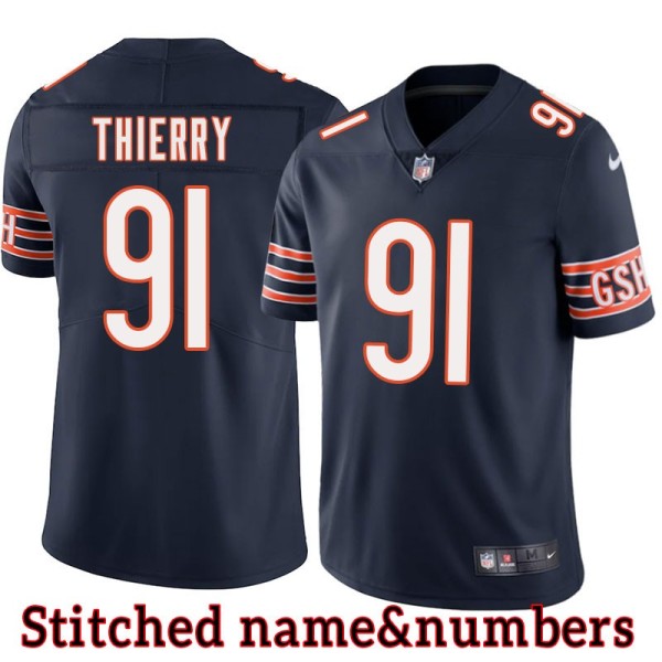 Navy Home John Thierry Jersey Chicago Bears #91