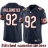Navy Home Hunter Hillenmeyer Jersey Chicago Bears #92