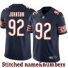 Navy Home Troy / Caleb Johnson Jersey Chicago Bears #92