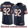 Navy Home Paul Migliazzo Jersey Chicago Bears #92