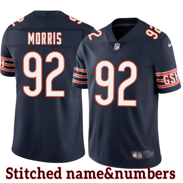 Navy Home Raymond Morris Jersey Chicago Bears #92