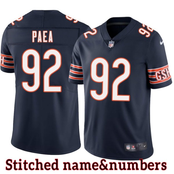 Navy Home Stephen Paea Jersey Chicago Bears #92