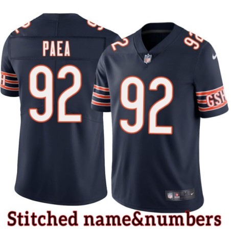 Navy Home Stephen Paea Jersey Chicago Bears #92