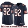 Navy Home Ted Washington Jersey Chicago Bears #92