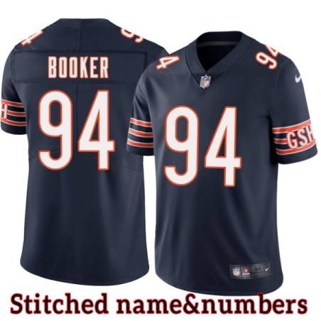 Navy Home Austin Booker Jersey Chicago Bears #94