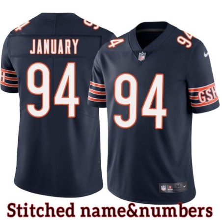 Navy Home Mike January Jersey Chicago Bears #94