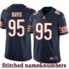 Navy Home Russell Davis Jersey Chicago Bears #95