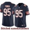 Navy Home Khyiris Tonga Jersey Chicago Bears #95