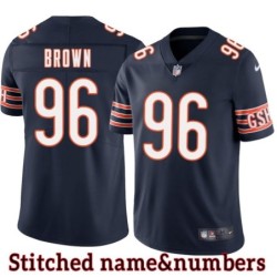 Navy Home Alex Brown Jersey Chicago Bears #96