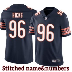Navy Home Akiem Hicks Jersey Chicago Bears #96